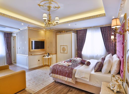 Delüks üç kişilik oda | Hotel Emirhan Palace