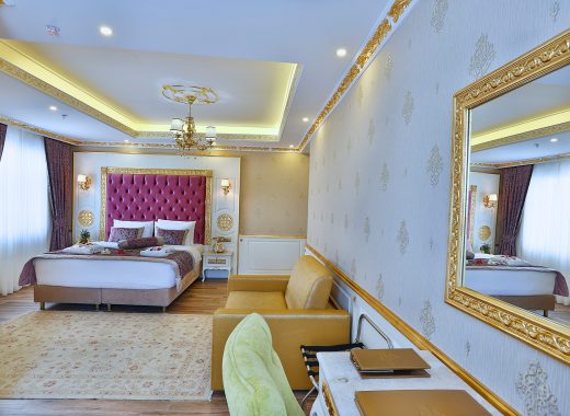 Delüks üç kişilik oda | Hotel Emirhan Palace
