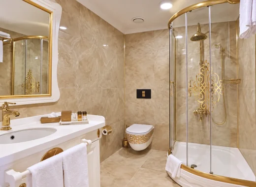Balkonlu aile odası, deniz manzarası | Hotel Emirhan Palace
