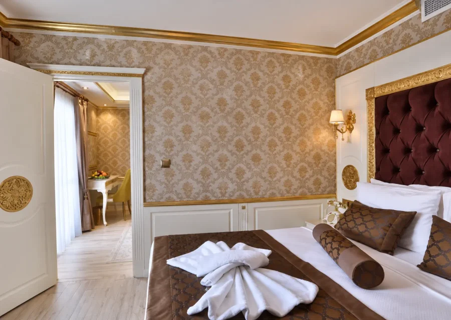 Balkonlu aile odası, deniz manzarası | Hotel Emirhan Palace
