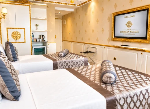 Delüks çift kişilik oda | Hotel Emirhan Palace