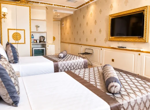 Delüks çift kişilik oda | Hotel Emirhan Palace