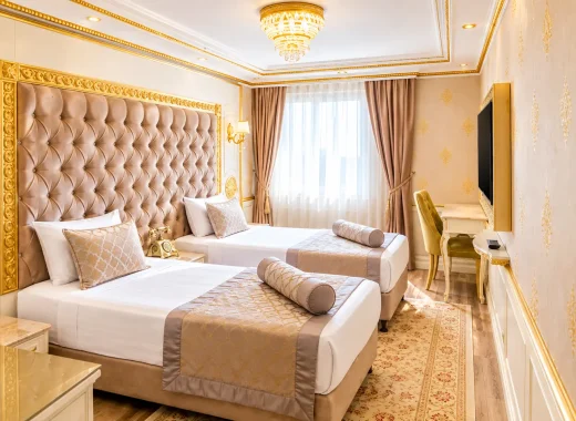 Delüks çift kişilik oda | Hotel Emirhan Palace
