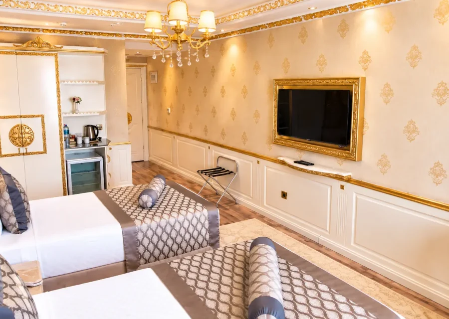 Delüks çift kişilik oda | Hotel Emirhan Palace