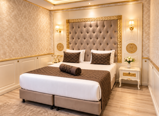 Delüks çift kişilik balkonlu oda | Hotel Emirhan Palace