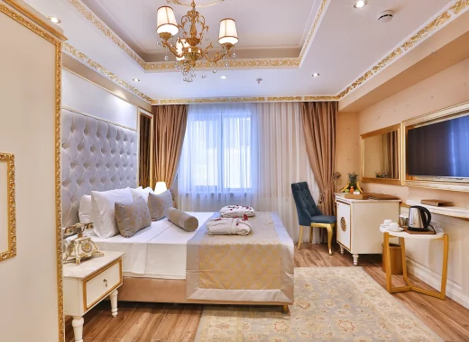 Delüks çift kişilik oda | Hotel Emirhan Palace
