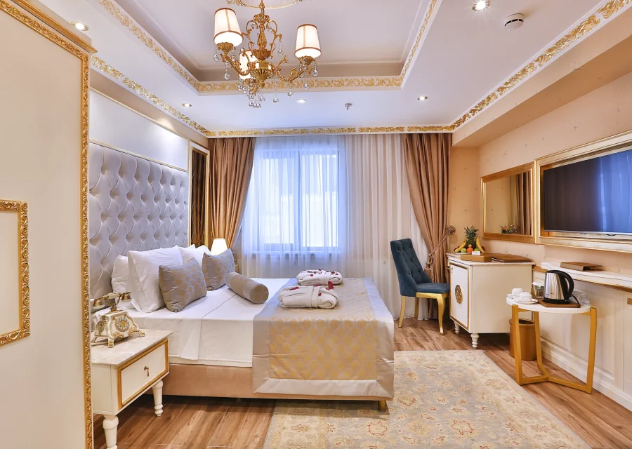 Delüks çift kişilik oda | Hotel Emirhan Palace