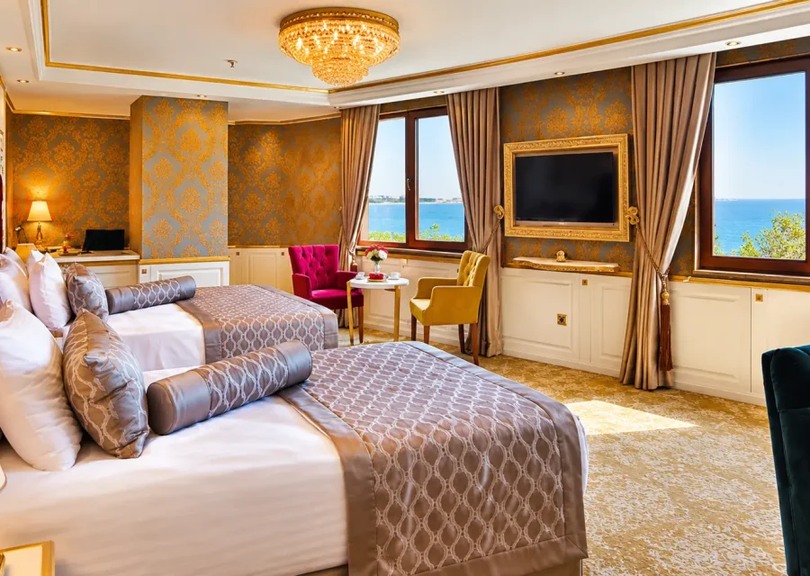 Deniz manzaralı Junior Suite | Hotel Emirhan Palace